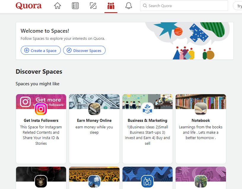 Engage with the Quora Community